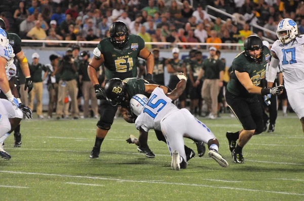 Észak Karolina Szembesül Baylor Russell Athletic Bowl Camping World Stadium — Stock Fotó