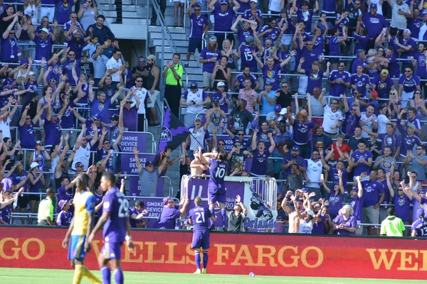 Orlando City Φιλοξενεί Colorado Rapids Στο Orlando City Stadium Στο — Φωτογραφία Αρχείου