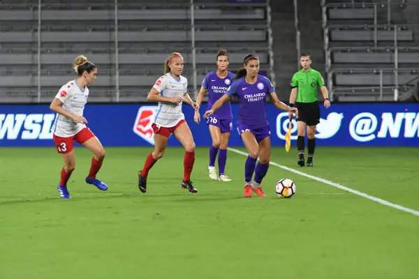 Orland Pride Ospita Chicago Red Stars All Exploria Stadium Agosto — Foto Stock