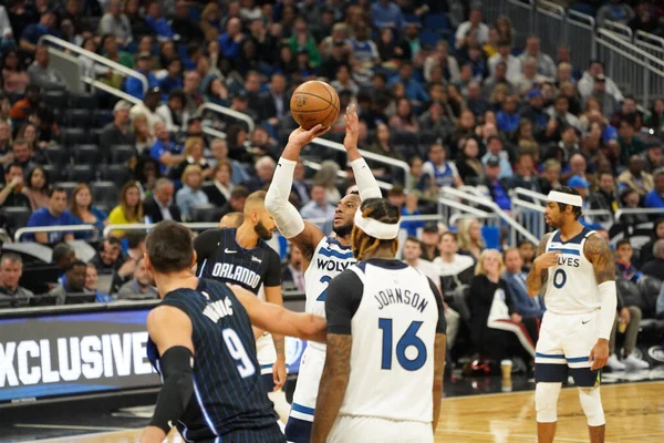 Orlando Magic Şubat 2020 Tarihinde Orlando Florida Amway Center Minnesota — Stok fotoğraf