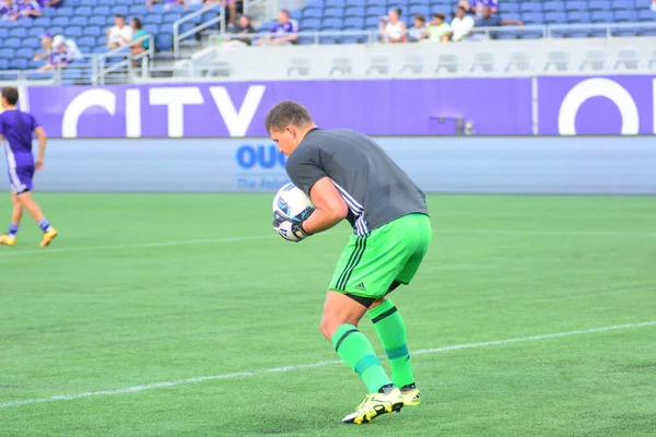 Orlando City, 24 Ağustos 2016 'da Orlando Florida' daki Kamp Dünyası Stadyumunda Toronto FC 'ye ev sahipliği yaptı..