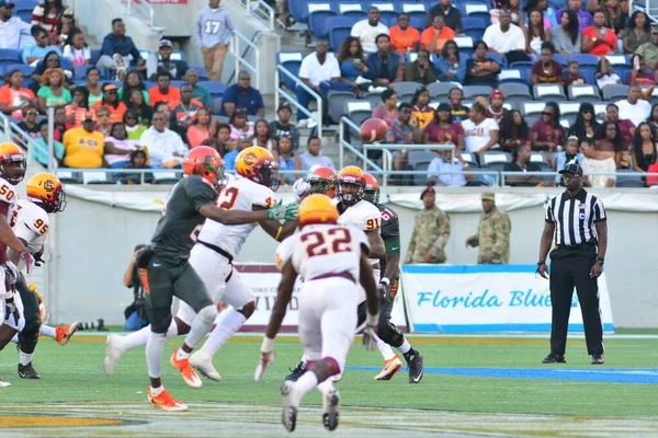 Florida Rattlers Enfrentan Bethune Cookman Wildcats Durante Los Clásicos Florida —  Fotos de Stock