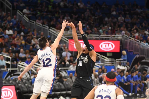 Orlando Magic Accueille Les 76Ers Philadelphie Amway Arena Orlando Floride — Photo