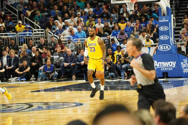 Orlando Magic Φιλοξενεί Τους Lakers Στο Amway Center Στο Orlando — Φωτογραφία Αρχείου