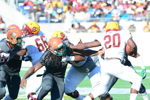 Florida Rattlers Face Bethune Cookman Wildcats Durig Florida Classics Camping — стокове фото