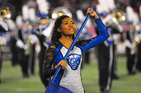 Georgia State Čelí San Jose State Během Cure Bowl Stadionu — Stock fotografie