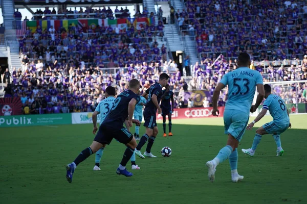 Orlando City Acoge Vancouver Whitecaps Orlando City Stadium Sábado Abril — Foto de Stock