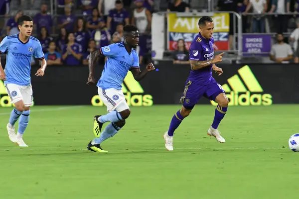 Orlando City Värd Nyc Exploria Stadion Orlando Florida Den Juli — Stockfoto