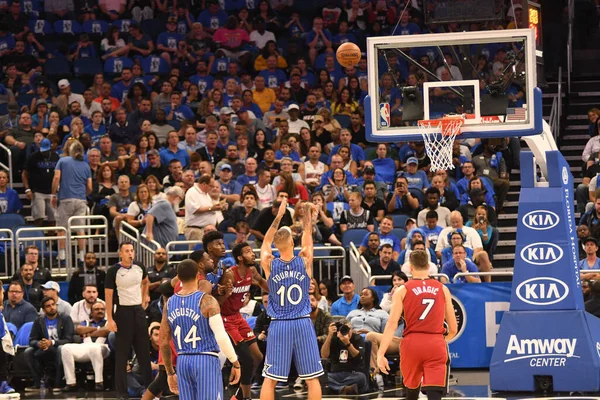 Orlando Magic Acogerá Miami Heat Amway Center Orlando Florida Octubre —  Fotos de Stock