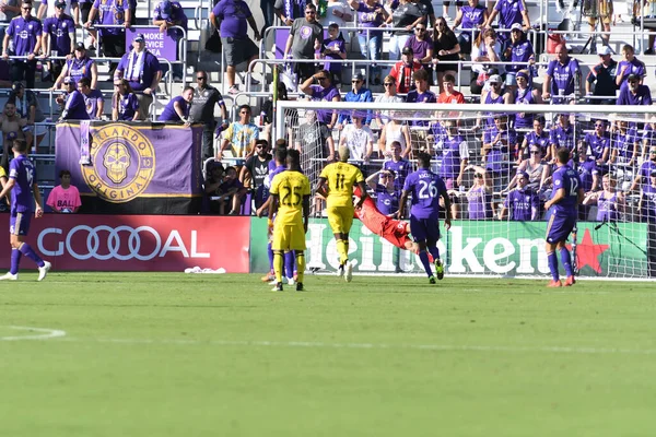 Orlando City Empfängt Columbus Oktober 2018 Orlando City Stadium Orlando — Stockfoto