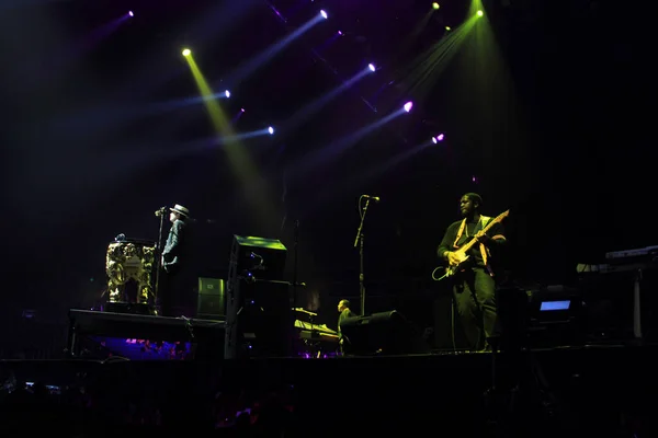 Singer Usher Performs Amway Center Orlando Florida December 2014 — Stock Photo, Image