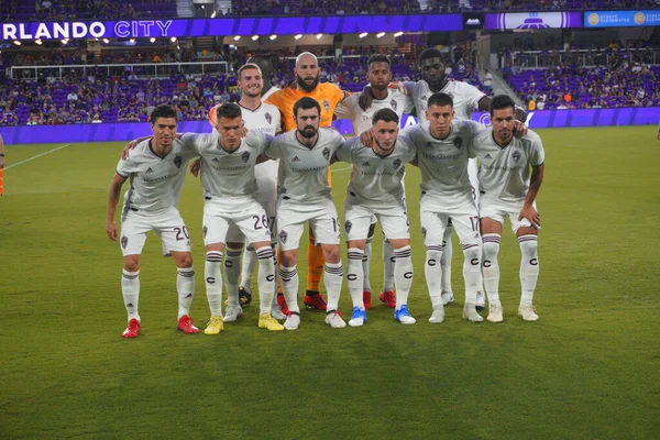 Orlando City Host Colorado Rapids Orlando City Stadium Orlando Florida — Stock Photo, Image