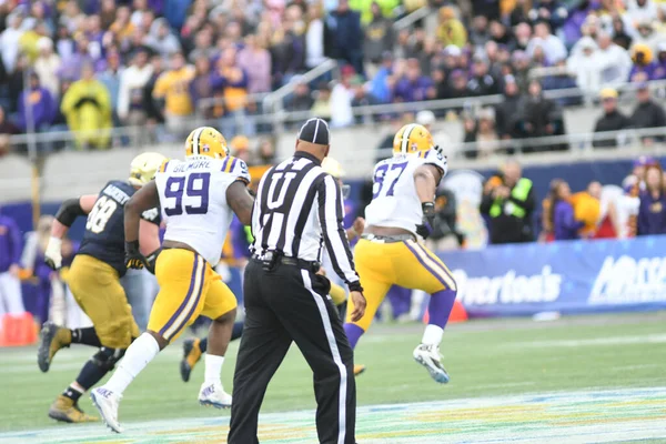 Notre Dame Face Lsu Alatt Citrus Bowl Camping World Stadium — Stock Fotó