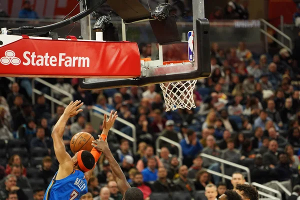 Orlando Magic Hostit Oklahoma Hrom Amway Center Orlando Florida Středu — Stock fotografie