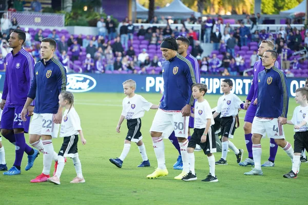 Orlando City Şubat 2020 Tarihinde Exploria Stadyumu Nda Real Salt — Stok fotoğraf