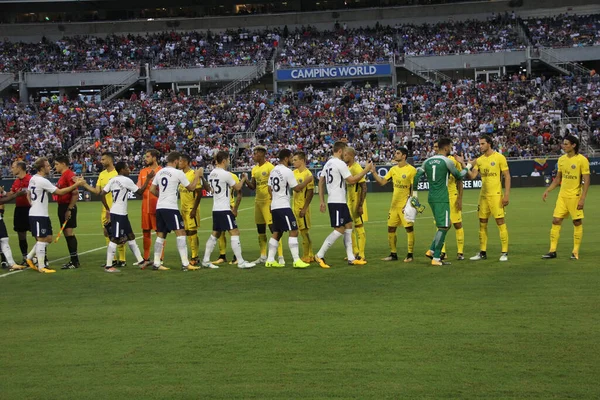 Paris Saint Germain Tottenham Hotspur Citrus Bowl Orlando Florida Липня — стокове фото