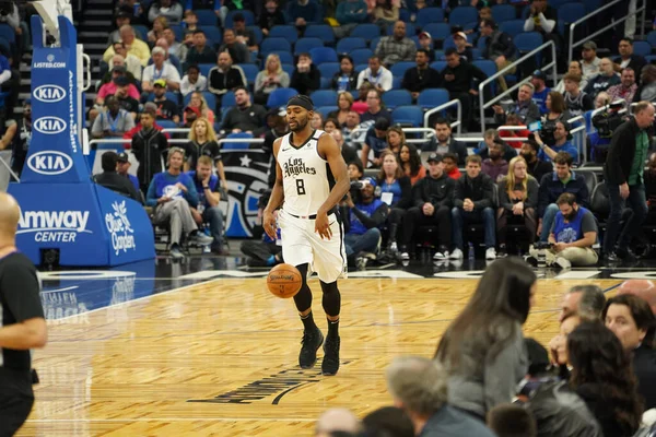 Orlando Magic Gastheer Van Clippers Het Amway Center Orlando Florida — Stockfoto