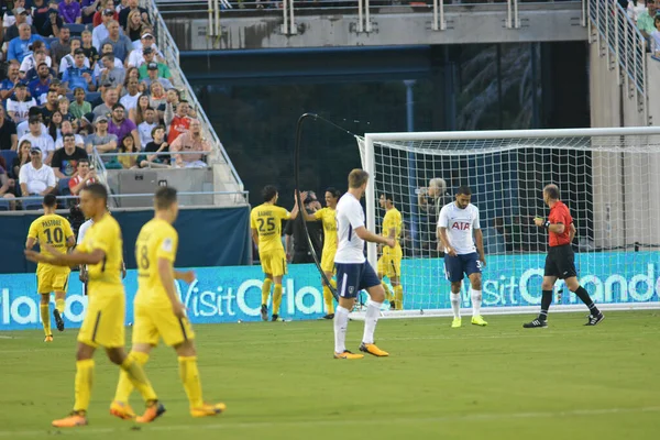Paris Saint-Germain, Tottenham Hotspur 'a karşı 22 Temmuz 2017' de Orlando Florida 'daki Citrus Bowl' da. 