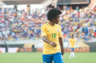 Brezilya, 8 Haziran 2016 tarihinde Orlando Florida 'daki Copa America Centenario' da Haiti ile karşılaştı.. 