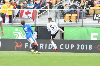 13 Ocak 2018 'de Orlando Florida' daki Spektrum Stadyumu 'nda düzenlenen Florida Kupası' nda Korucular Corinthianlara karşı..