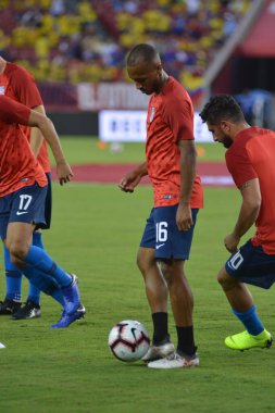 ABD Kolombiya 'ya karşı Raymond James Stadyumu' nda 11 Ekim 2018 'de. 