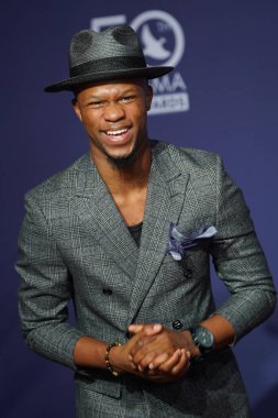 15 Ekim 2019 'da Nashville, Tennessee' deki Linbscome Üniversitesi 'nde verilen 50. GMA Dove Ödülleri sırasında kırmızı halı.