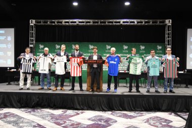 Basın Konferansı futbolcularının görüntüsü