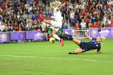 5 Mart 2020 'de Orlando Florida' daki Exploria Stadyumu 'nda düzenlenen 2020 SheBelieves Kupası' nda ABD - İngiltere Karşılaşması 