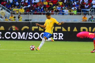 Brezilya, 8 Haziran 2016 tarihinde Orlando Florida 'daki Copa America Centenario' da Haiti ile karşılaştı..
