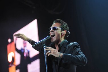 Latin şarkıcı Marc Anthony 5 Ekim 2014 'te Orlando Florida' daki Amway Center 'da konser verdi.. 
