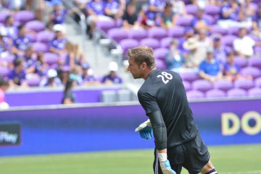 Orlando City 15 Nisan 2017 'de Florida, Orlando' daki Citrus Bowl 'da Los Angeles Galaksisine ev sahipliği yaptı..  