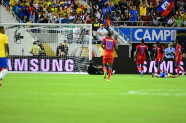 Brezilya, 8 Haziran 2016 tarihinde Orlando Florida 'daki Copa America Centenario' da Haiti ile karşılaştı..