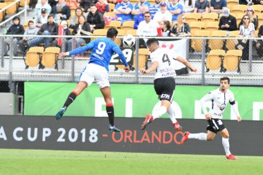 13 Ocak 2018 'de Orlando Florida' daki Spektrum Stadyumu 'nda düzenlenen Florida Kupası' nda Korucular Corinthianlara karşı..