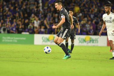 Orlando City 21 Nisan 2018 'de Orlando Florida' daki Exploria Stadyumu 'nda San Jose depremlerine ev sahipliği yaptı..  