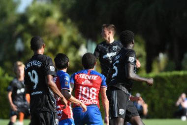 30 Temmuz 2019 'da Orlando Florida' daki Disney 'in Vahşi Spor Dünyası' nda düzenlenen MLS Allstar Haftası sırasında MLS Homegrown oyunu.