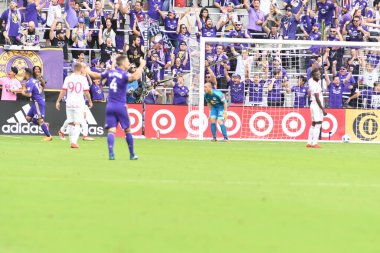 Orlando City, 31 Mart 2018 'de Orlando Florida' daki Exploria Stadyumu 'nda New York Red Bulls' a ev sahipliği yaptı..  