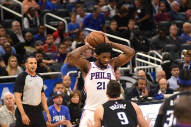 Orlando Magic, Philadelphia 76ers 'ı 14 Kasım 2018' de Orlando Florida 'daki Amway Center' da ağırlıyor..