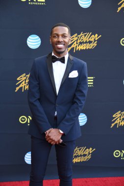 24 Mart 2018 Cumartesi günü Las Vegas 'taki Orleans Resort' ta düzenlenen 33. Yıldız Ödülleri Kırmızı Halı sırasında ünlüler.