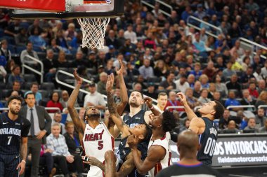 Orlando Magic 1 Şubat 2020 tarihinde Orlando Florida 'daki Amway Center' da Miami Heat 'e ev sahipliği yaptı.