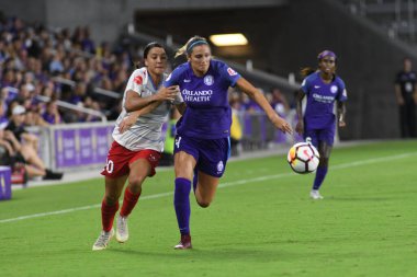 Orland Pride, 25 Ağustos 2018 'de Orlando Florida' daki Exploria Stadyumu 'nda Chicago Red Stars' a ev sahipliği yapıyor..  