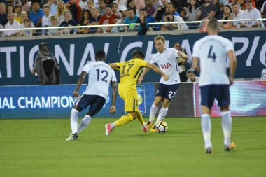 Paris Saint-Germain, Tottenham Hotspur 'a karşı 22 Temmuz 2017' de Orlando Florida 'daki Citrus Bowl' da.   