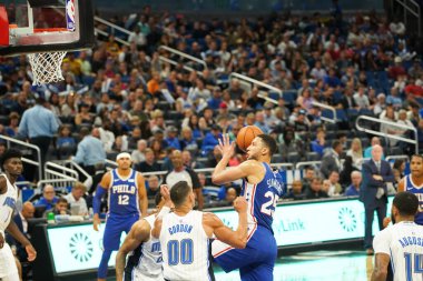 Orlando Magic 13 Ekim 2019 'da Florida, Orlando' daki Amway Center 'da Philadelphia 76ers' a ev sahipliği yaptı.. 