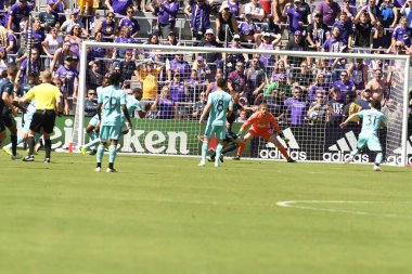 Orlando City SC 20 Nisan 2019 'da Orlando City Stadyumu' nda Vancouver Whitecaps 'a ev sahipliği yapıyor..  