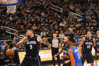 Orlando Magic 29 Ocak 2019 'da Orlando Florida' daki Amway Center 'da OklahomaCity Thunder' a ev sahipliği yaptı. 
