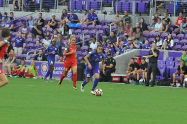 Orlando Pride, 23 Eylül 2017 'de Orlando City Stadyumu' nda Portland Thorns 'a ev sahipliği yaptı.. 