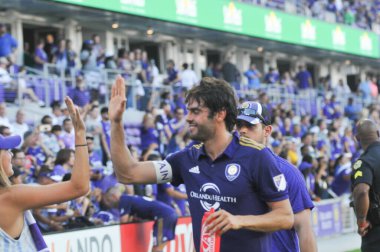 Orlando City 29 Nisan 2017 'de Orlando, Florida' daki Orlando City Stadyumu 'nda Colorado Rapids' e ev sahipliği yaptı.)