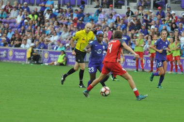 Orlando Pride, 23 Eylül 2017 'de Orlando City Stadyumu' nda Portland Thorns 'a ev sahipliği yaptı.. 