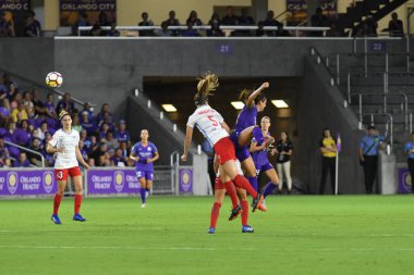 Orland Pride, 25 Ağustos 2018 'de Orlando Florida' daki Exploria Stadyumu 'nda Chicago Red Stars' a ev sahipliği yapıyor..  