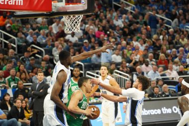 Orlando Magic, Boston Celtics 'i 24 Ocak 2020' de Orlando, Florida 'da Amway Center' da ağırladı. 