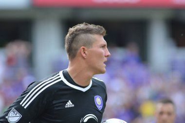 Orlando City 15 Nisan 2017 'de Florida, Orlando' daki Citrus Bowl 'da Los Angeles Galaksisine ev sahipliği yaptı..  